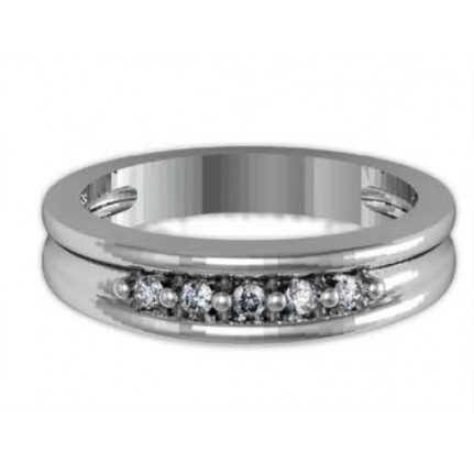 Кольцо с дорожкой камней Os 2001