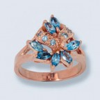 Кольцо с камнями 276