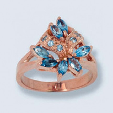 Кольцо с камнями 276