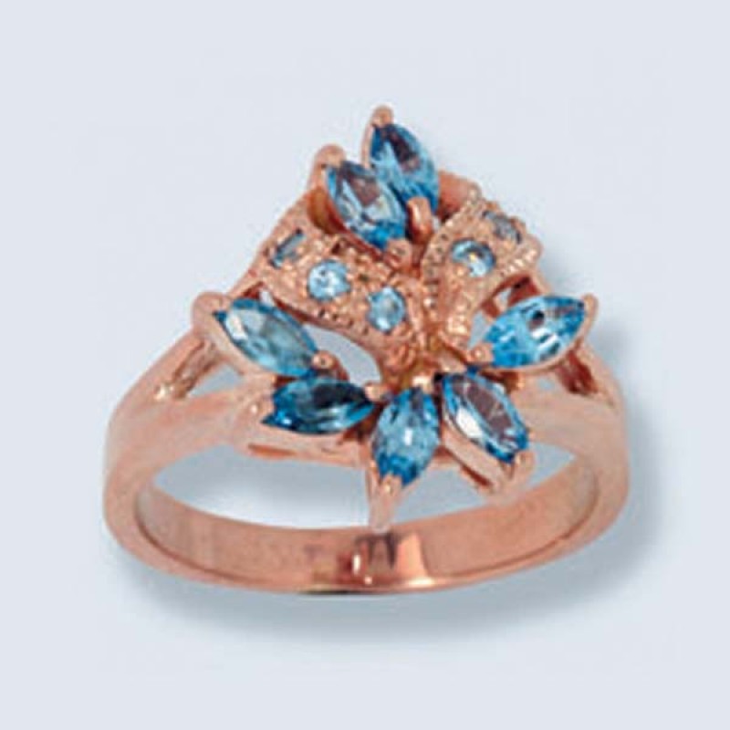 Кольцо с камнями 276