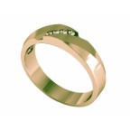 Кольцо с дорожкой камней Os 2116