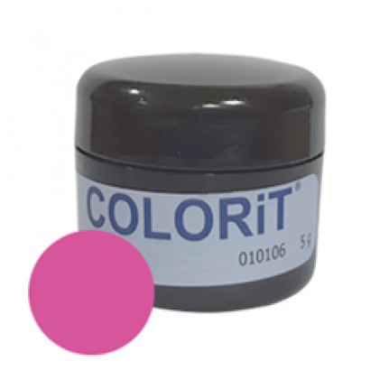 Эмаль COLORIT неоновый красный NightFever Red, 5гр.