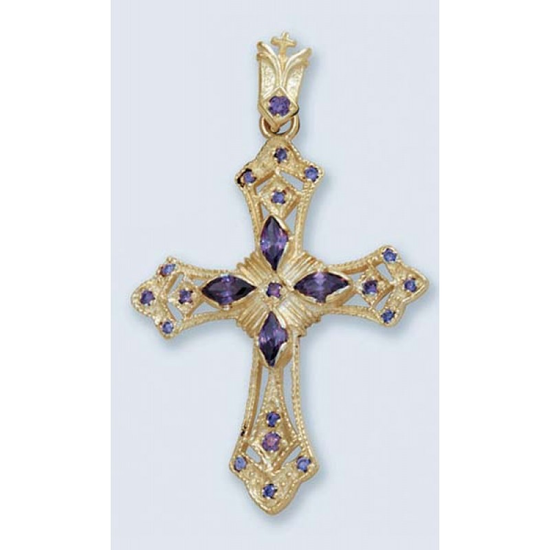 Крест с камнями Кр-016