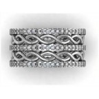 Кольцо с дорожками камней Os 2032