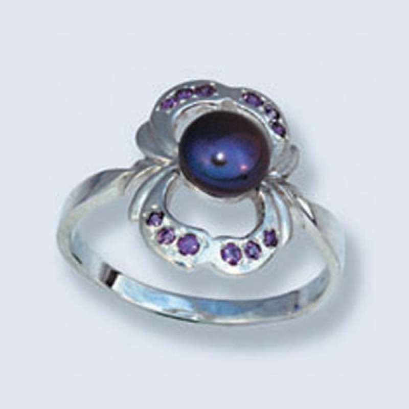 Кольцо с камнями 513