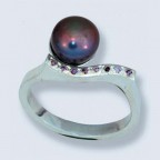 Кольцо с жемчугом 1709