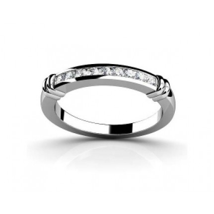 Обручальное кольцо с дорожкой камней Os 2163