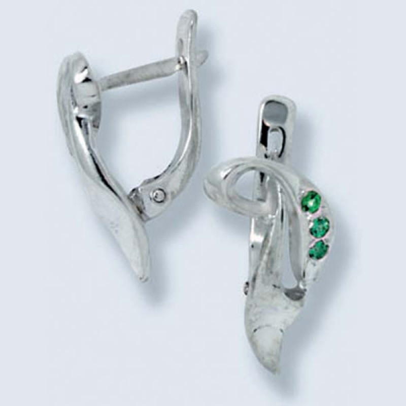 Серьги с камнями С-054