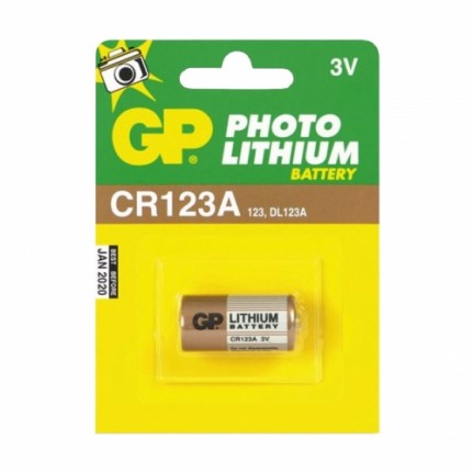 Батарейки GP CR123A 3V