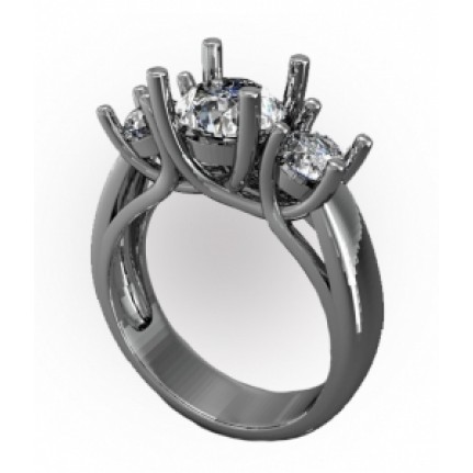 Кольцо с крупными камнями Os 2639