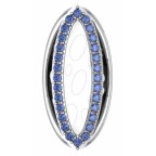 Подвеска с дорожками камней Os 1657