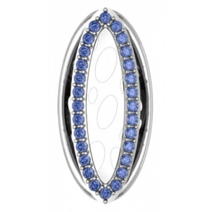 Подвеска с дорожками камней Os 1657