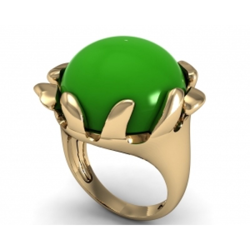 Кольцо с крупным камнем Os 7176