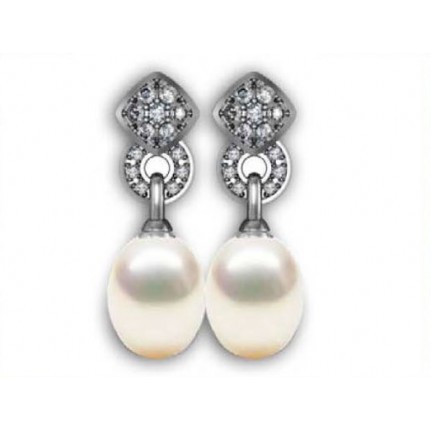Серьги с жемчугом Os 4010