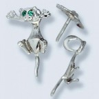 Пусеты с камнями С-605