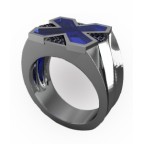 Кольцо с камнями Os 3085