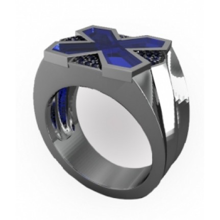 Кольцо с камнями Os 3085