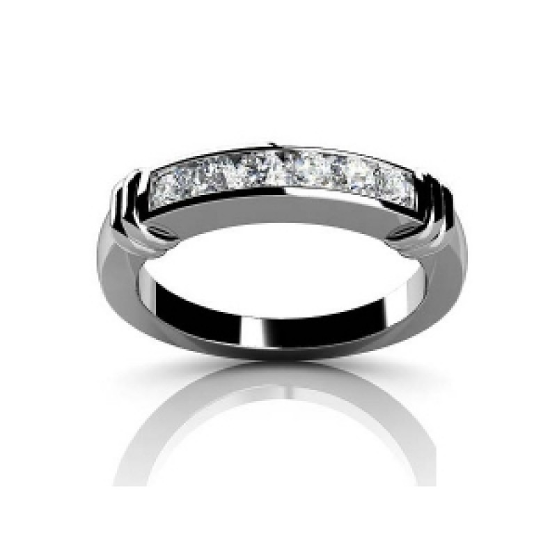 Кольцо с дорожкой камней Os 2581