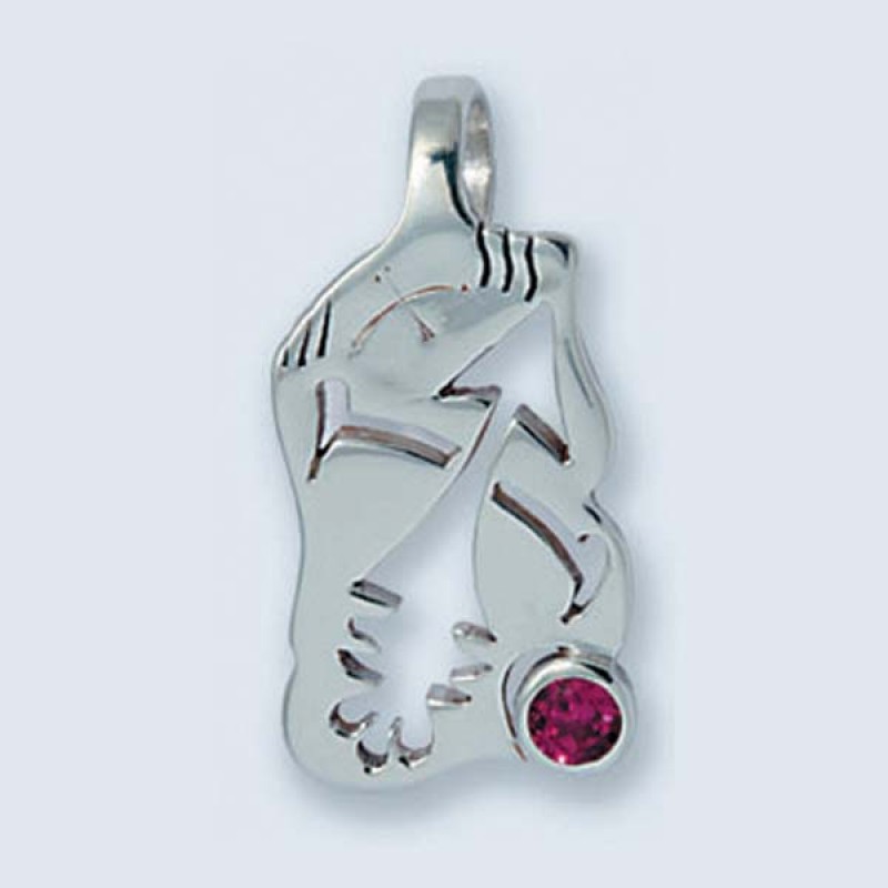 Подвеска с камнем (стрелец) П-435