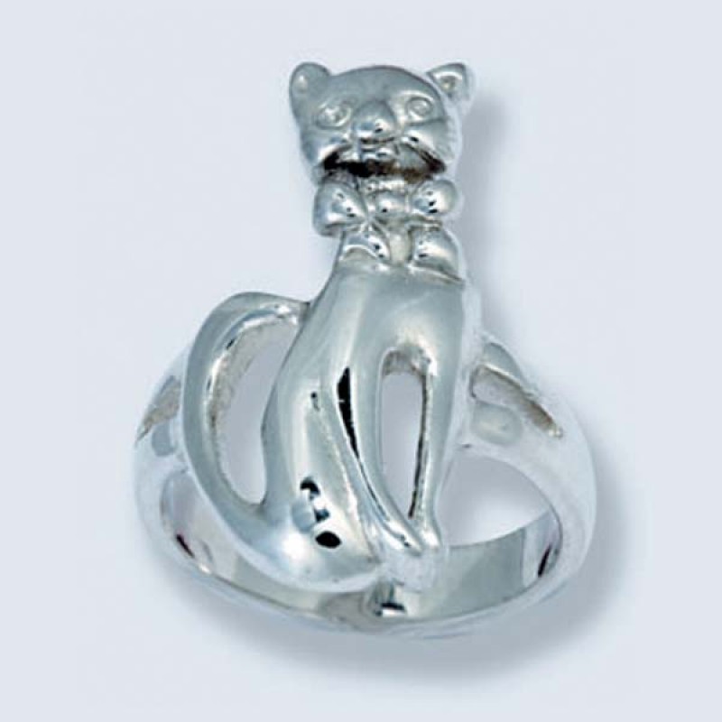 Кольцо кошка 1778