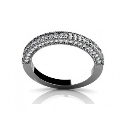 Обручальное кольцо с дорожками камней Os 2171