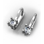 Серьгис крупным камнем Os 4082