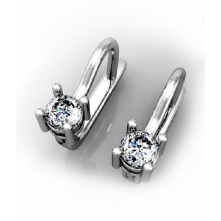 Серьгис крупным камнем Os 4082