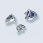 Пусеты с камнями С-556