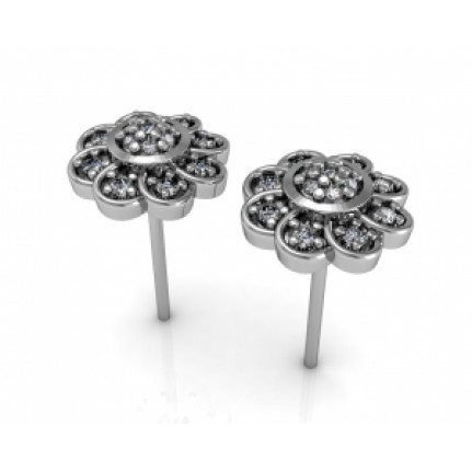 Серьги - пусеты Цветочек Os 4051