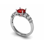 Кольцо с крупным камнем Os 7137