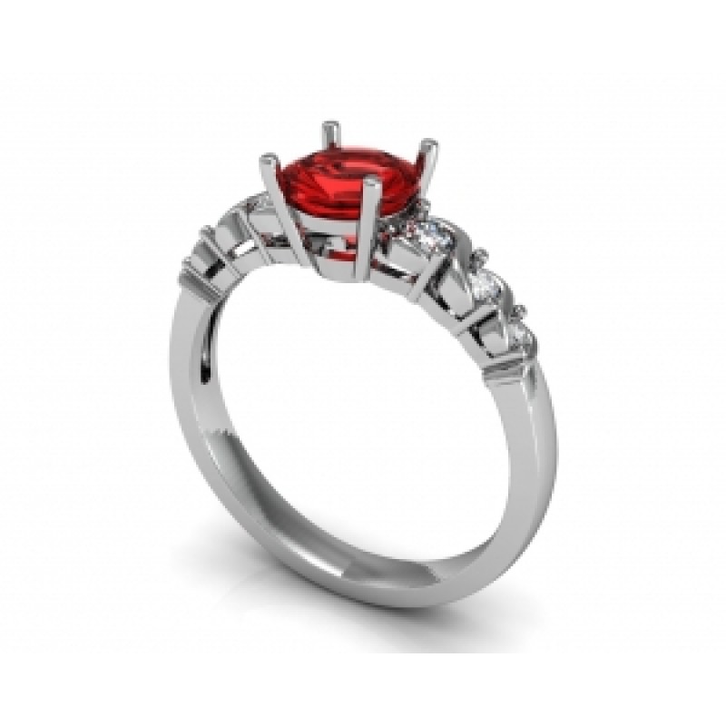 Кольцо с крупным камнем Os 7137