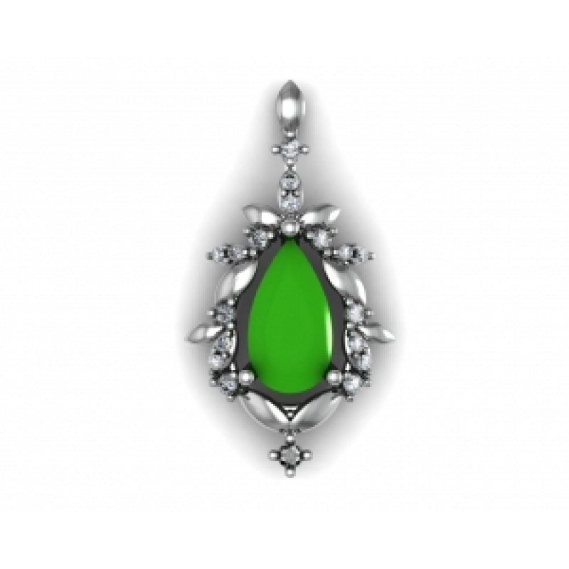 Подвеска с крупным камнем Os 1677