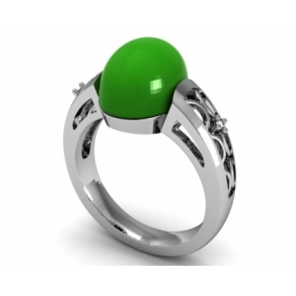 Кольцо ажурное с крупным камнем Os 7148