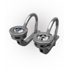 Серьги с крупным камнем Os 4063