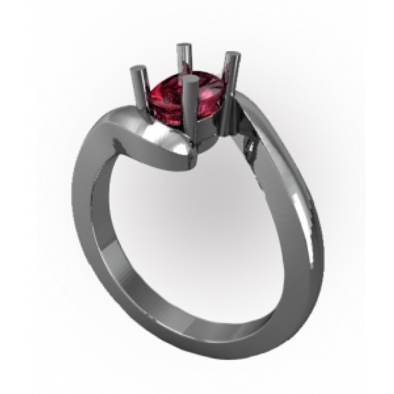 Кольцо с крупным камнем Os 2645