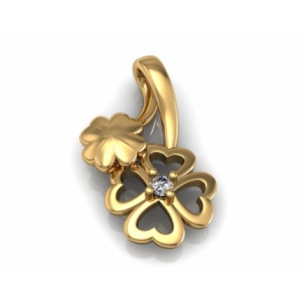 Подвеска Четырехлистники Os 5139