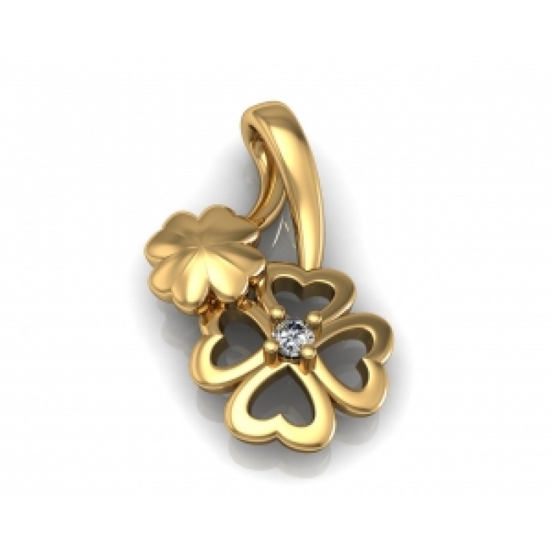 Подвеска Четырехлистники Os 5139