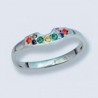 Кольцо с камнями 1117