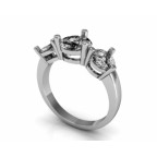 Кольцо с дорожкой камней Os 2590