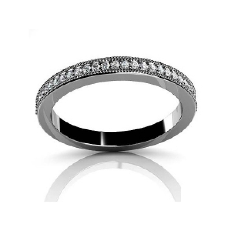 Обручальное кольцо с дорожкой камней Os 2201