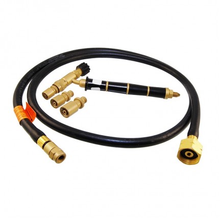 Горелка газовая инжекционная шланг (диаметр7\8) и три насадки