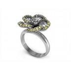 Кольцо Цветок Os 7042