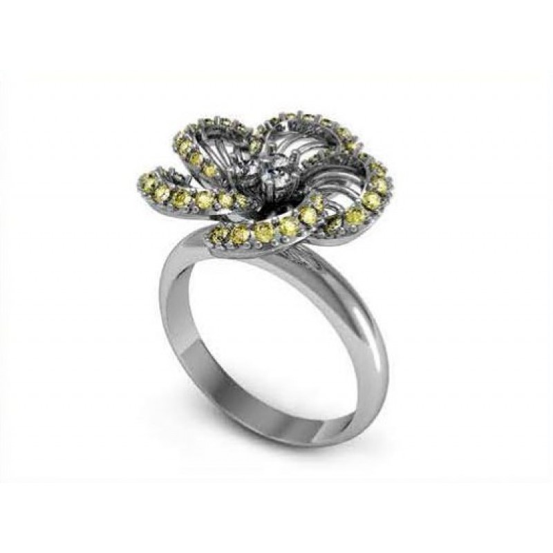 Кольцо Цветок Os 7042