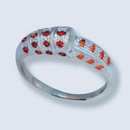 Кольцо с камнями 1124