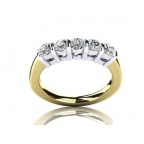 Помолвочное кольцо с дорожкой камней Os 2185