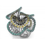 Кольцо Цветок Os 7000