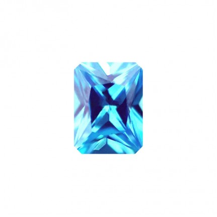 фианит-октагон-голубой-5х3мм