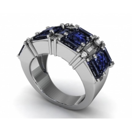 Кольцо с камнями Os 7078