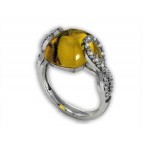 Кольцо с крупным камнем Os 7011