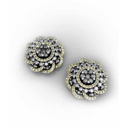 Серьги Цветочек Os 4076